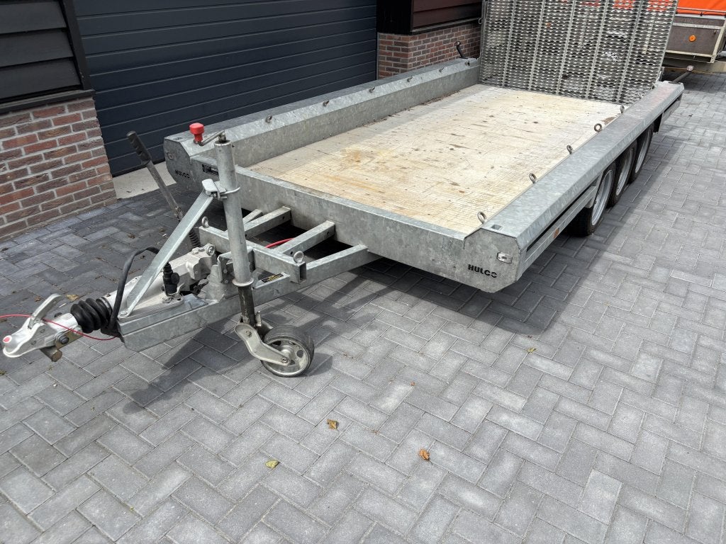 Hulco Terrax Machinetransporter oprijwagen aanhanger 2023, Auto diversen, Aanhangers en Bagagewagens, Gebruikt