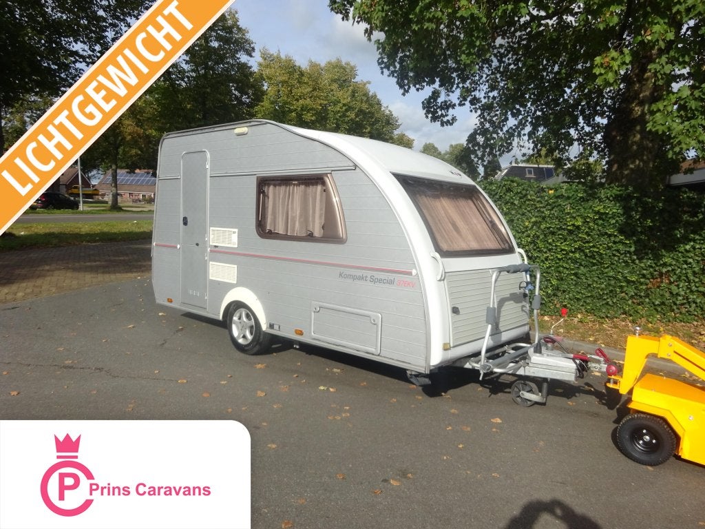 Kip Kompakt 37 EKV Special!!, Caravans en Kamperen, Kip, Tot en met 2, Bedrijf, Lengtebed