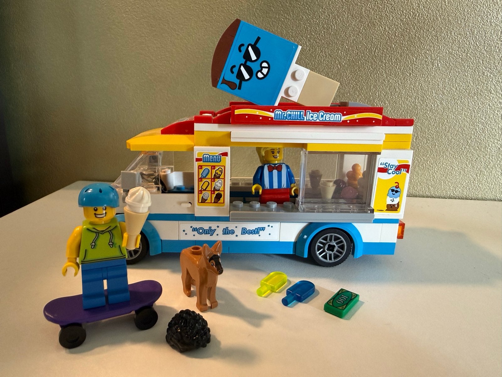 Lego City IJscowagen 60253 met minifiguren en instructies, Ophalen, City, Lego, Zo goed als nieuw