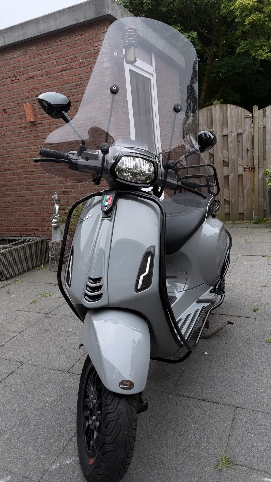 Vespa Sprint nardo grey 2019  - 22443 km, Ophalen, Gebruikt, Overige modellen, Maximaal 45 km/u