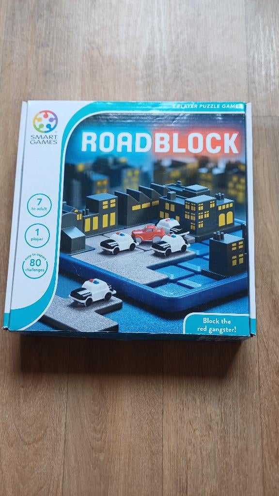 Smart games road block, Ophalen of Verzenden, Minder dan 500 stukjes, Zo goed als nieuw, Overige typen