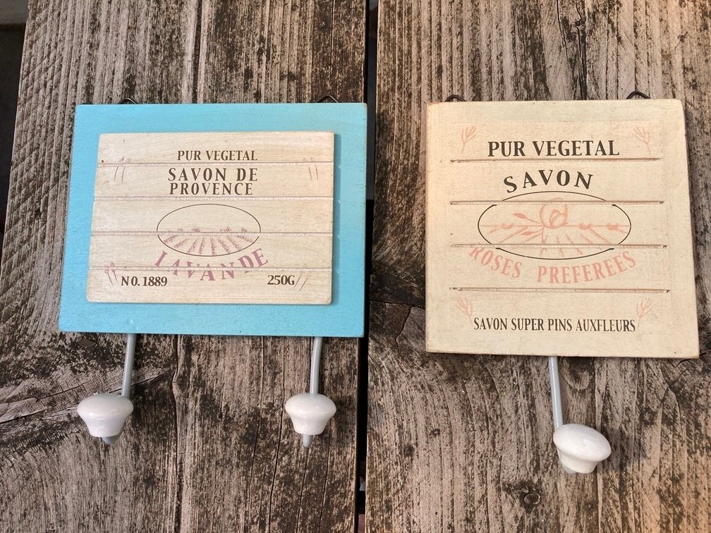 Partij van 48 stuks - Handdoek/Kapstokjes "Old Look Savon", Ophalen of Verzenden