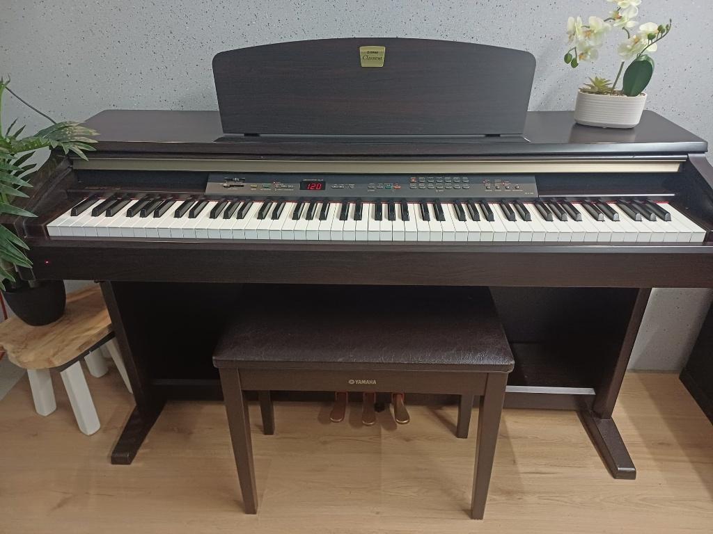 Yamaha CLP-120 digitale piano-incl. kruk, Muziek en Instrumenten, Piano's, Gebruikt, Bruin, ., Digitaal