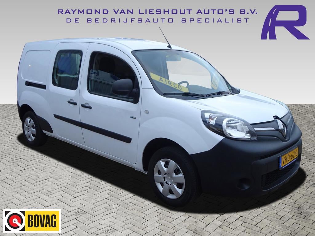 Renault Kangoo Z.E. 33 Maxi INCL KOOPACCU SOH 90% AIRCO NAVI, Stof, 33 kWh, Wit, Origineel Nederlands