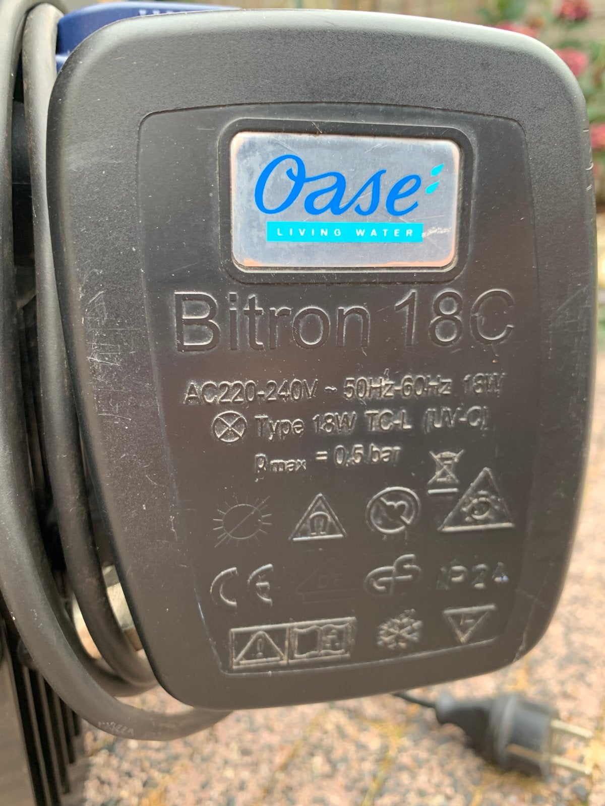 Oase vijverfilter met UV lamp, Ophalen, Gebruikt
