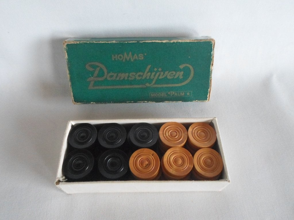 Homas Damschijven Model Palm 6, Een of twee spelers, Ophalen of Verzenden, Gebruikt, Homas
