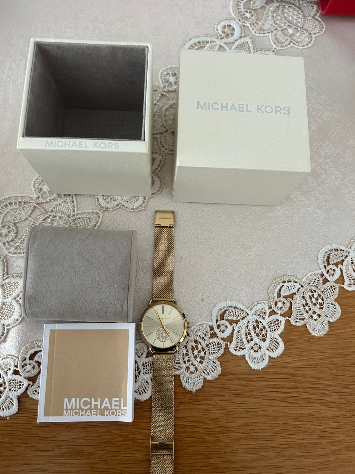 Michael Kors horloge MK3844, Ophalen of Verzenden, Zo goed als nieuw, Staal, Overige merken