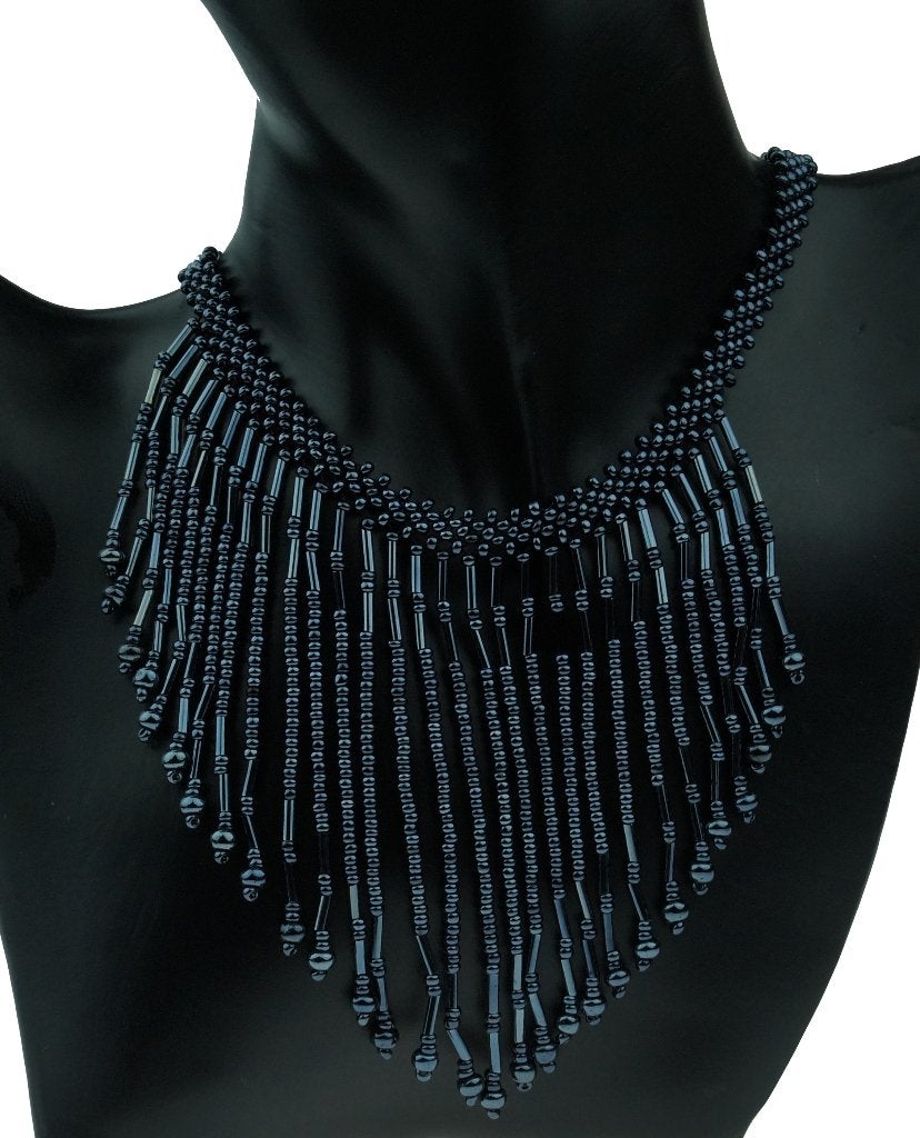 Sale Hematiet ketting fraai 14k gouden slot dames vintage, Verzenden, Goud, Ketting, Met edelsteen