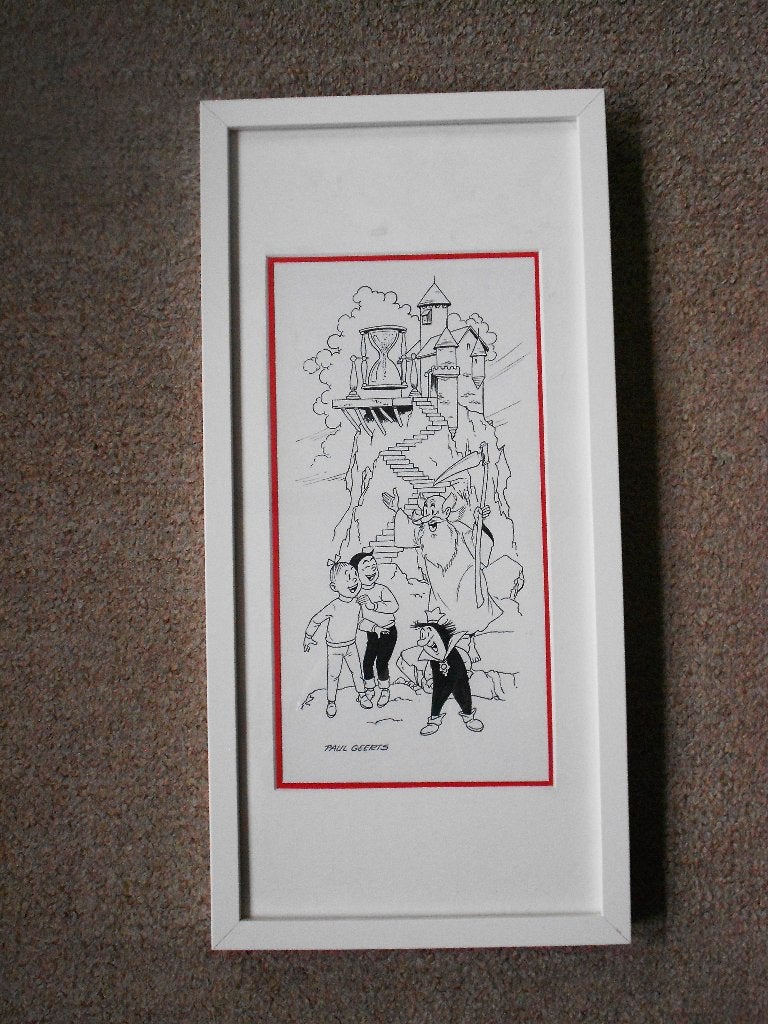 Suske en Wiske - Toffe Tiko - originele pentekening P Geerts, Eén stripboek, Ophalen of Verzenden, Nieuw, Willy Vandersteen / Paul Geerts