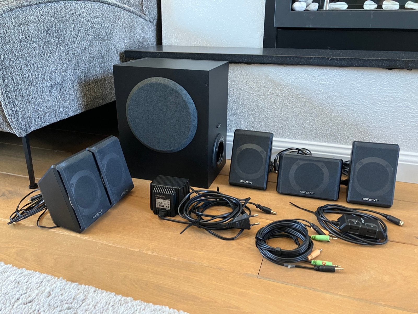 Creative 5.1 speakerset voor PC, Ophalen, Gebruikt, Audiokanaal 5.1