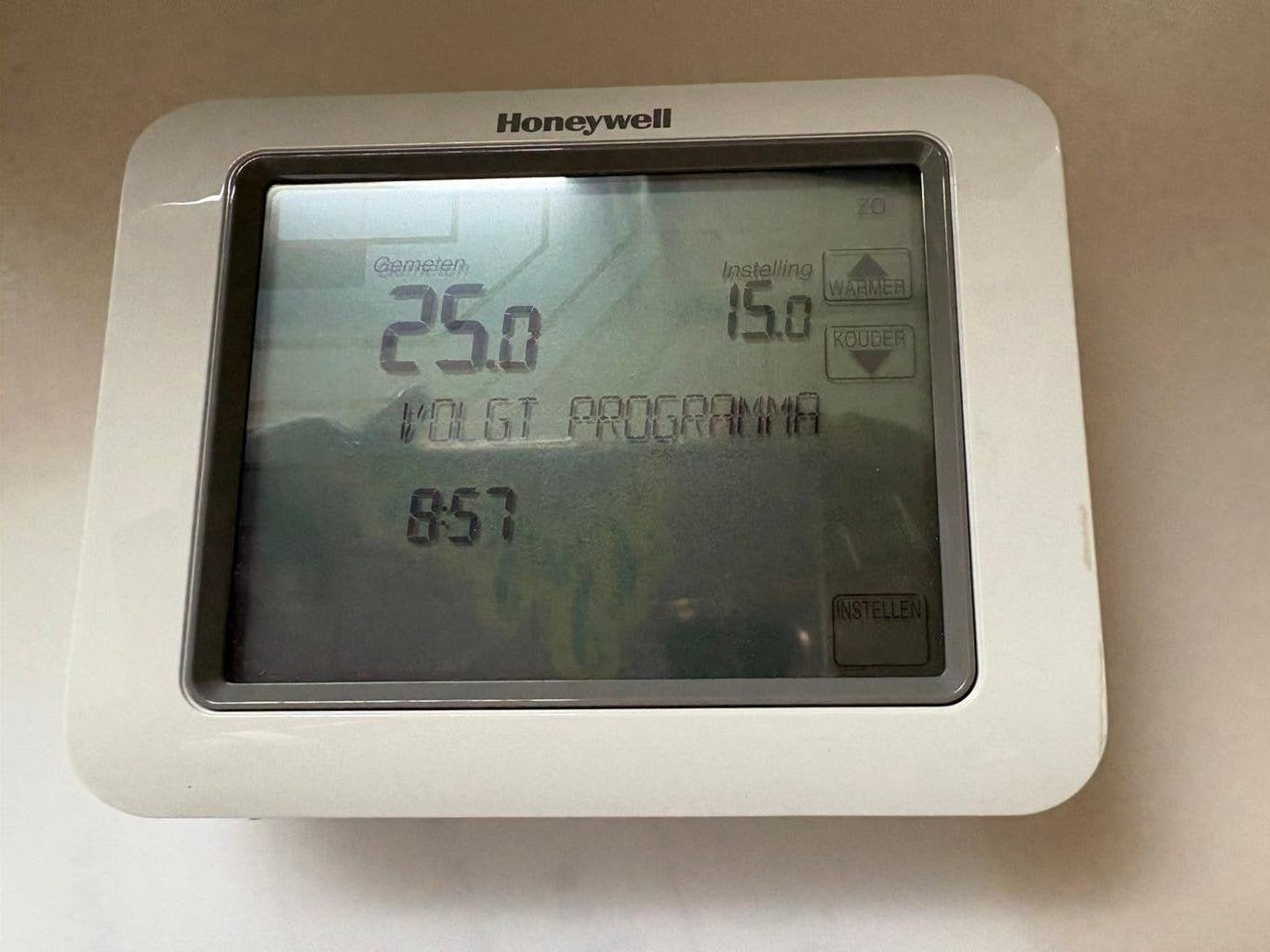 Honeywell klokthermostaat  Chronotherm Touch, Minder dan 30 cm, Minder dan 60 cm, Ophalen of Verzenden, Zo goed als nieuw