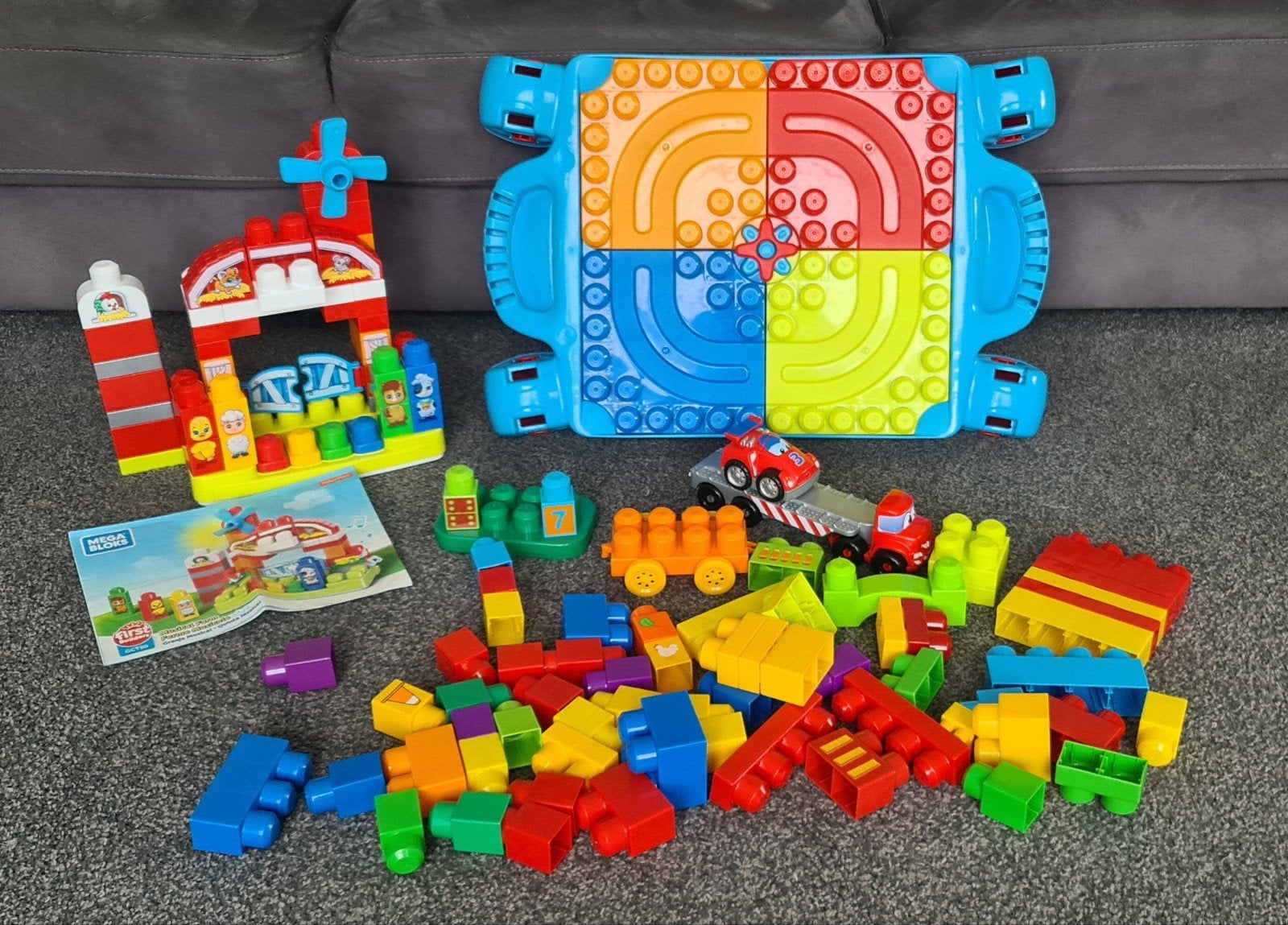 Mega bloks speeltafel en musical farm, Ophalen of Verzenden, Megabloks