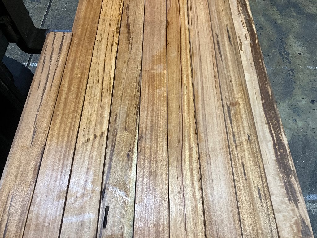 Planken-rabatdelen-schutting-Hardhout/Muiracatiara-25x127mm, Ophalen, Planken, Nieuw, Hardhout