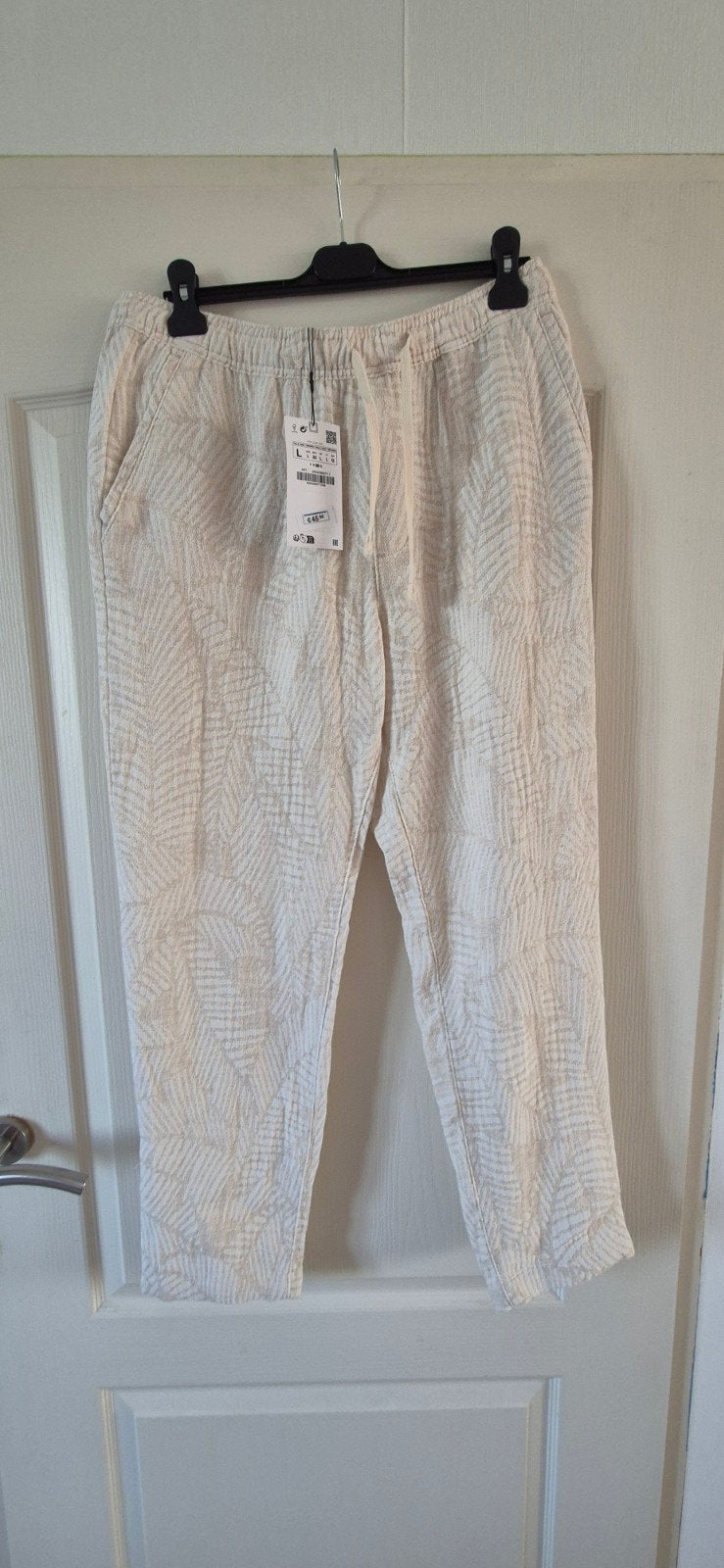 Zara broek maat L, Ophalen, Maat 42/44 (L), Nieuw, Driekwart