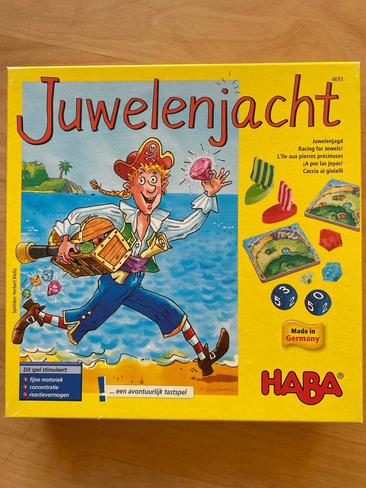 HABA Juwelenjacht - Avontuurlijk Tastspel vanaf 4 jaar, Drie of vier spelers, Ophalen of Verzenden, Zo goed als nieuw