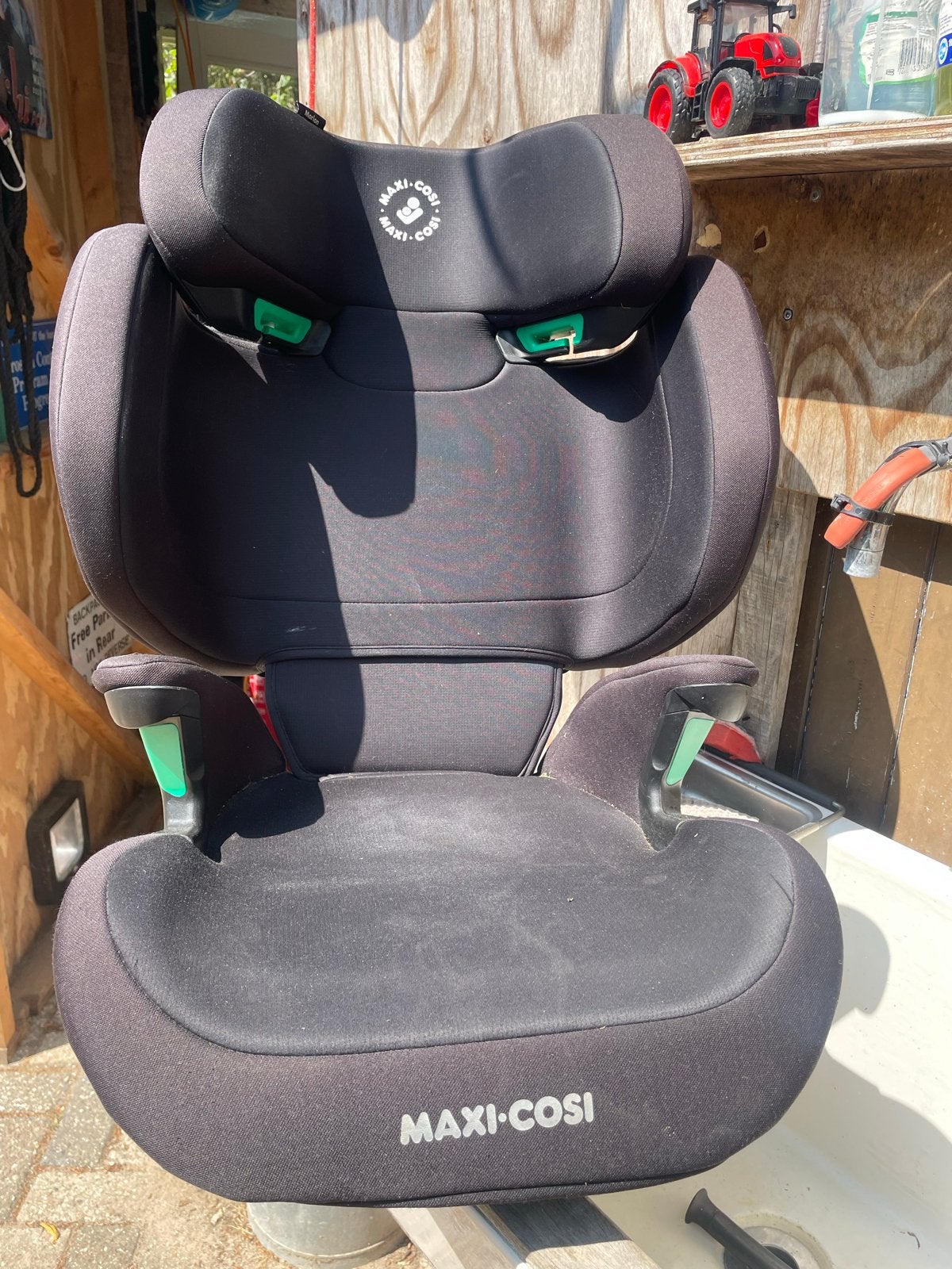 Maxi-Cosi RodiFix i-Size autostoel - Zwart, Ophalen, Autogordel of Isofix, Gebruikt, 15 t/m 36 kg