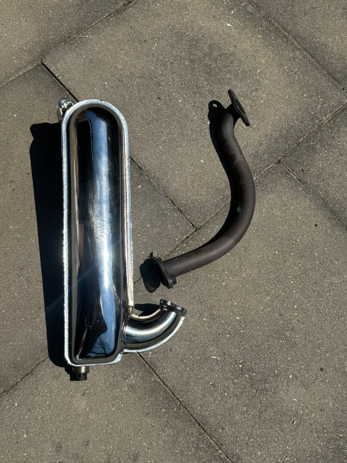Vespa v50 50 Special uitlaat Sito banane, Ophalen of Verzenden, Uitlaat, Overige merken