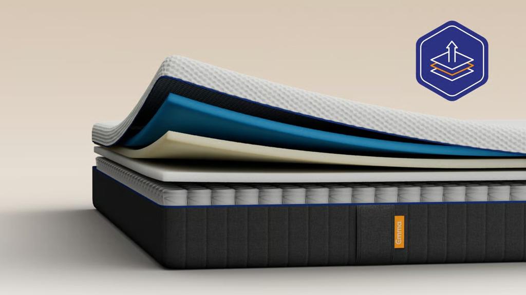 Emma Hybrid Matras 160x200 - Zo goed als nieuw, Huis en Inrichting, Slaapkamer | Matrassen en Bedbodems, Ophalen of Verzenden