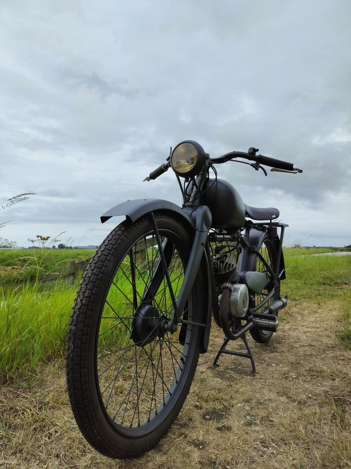 Phänomen BOB 1939 Wehrmacht oldtimer motorfiets motor duits, 1 cilinder, 98 cc