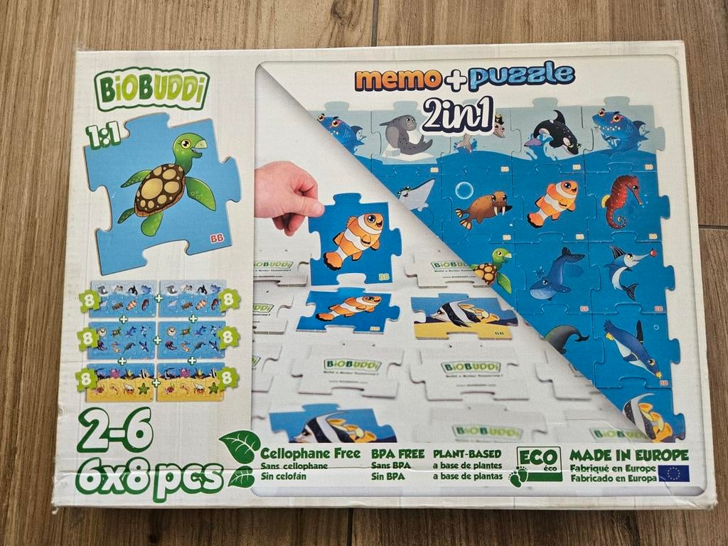 Memo puzzel, Ophalen