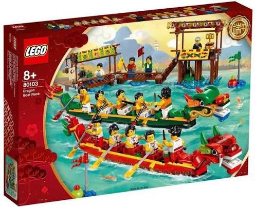 Lego 80103 Chinese New Year Boat Race, Kinderen en Baby's, Speelgoed | Duplo en Lego, Lego, Ophalen of Verzenden, Zo goed als nieuw