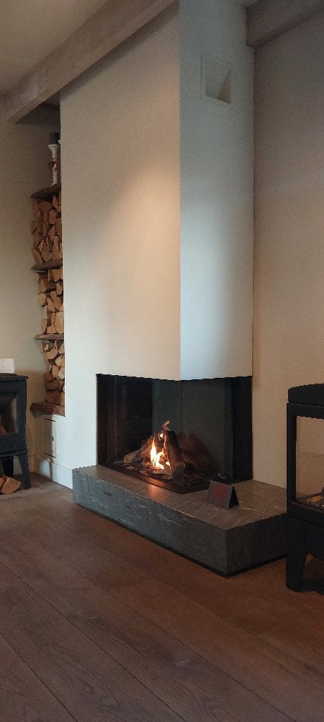 Showroom model gashaard met plateau, Huis en Inrichting, Ophalen, Gebruikt, Inbouwhaard, Gashaard
