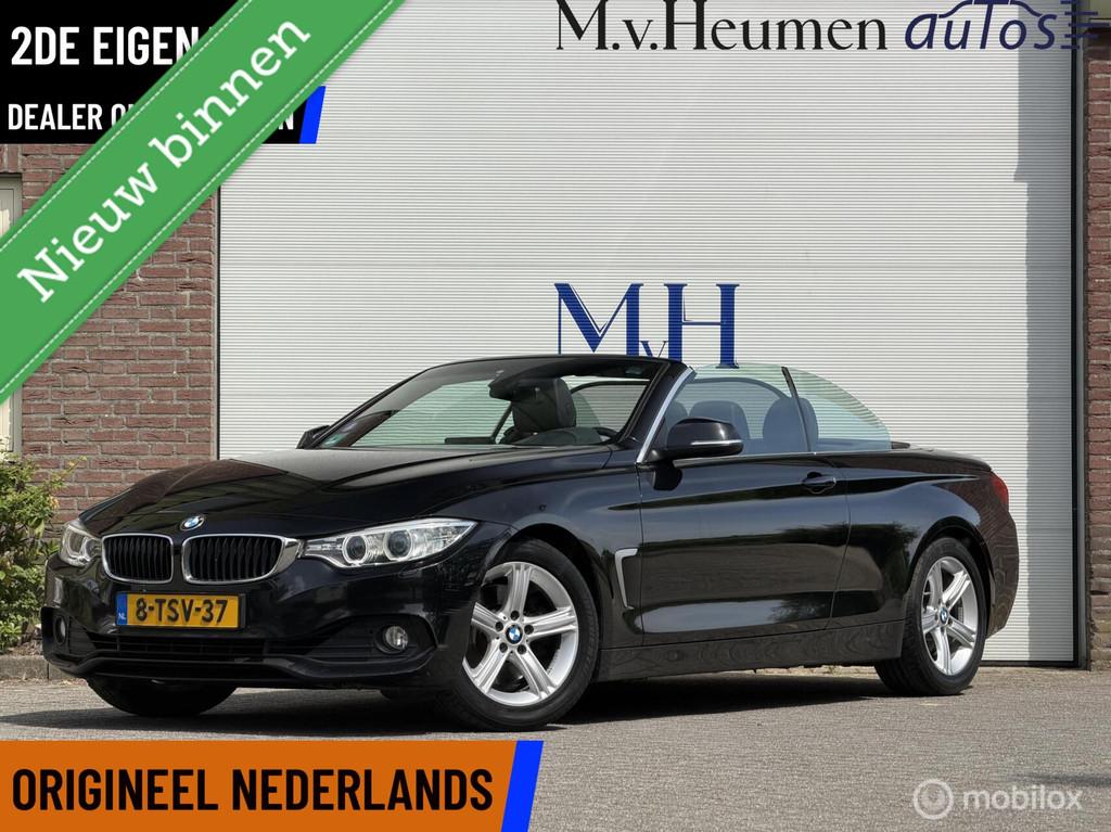 BMW 4-serie Cabrio 428i High Executive ORG NED 2DE EIG, Auto's, BMW, Bedrijf, Te koop, 4-Serie, ABS, Airbags, Airconditioning