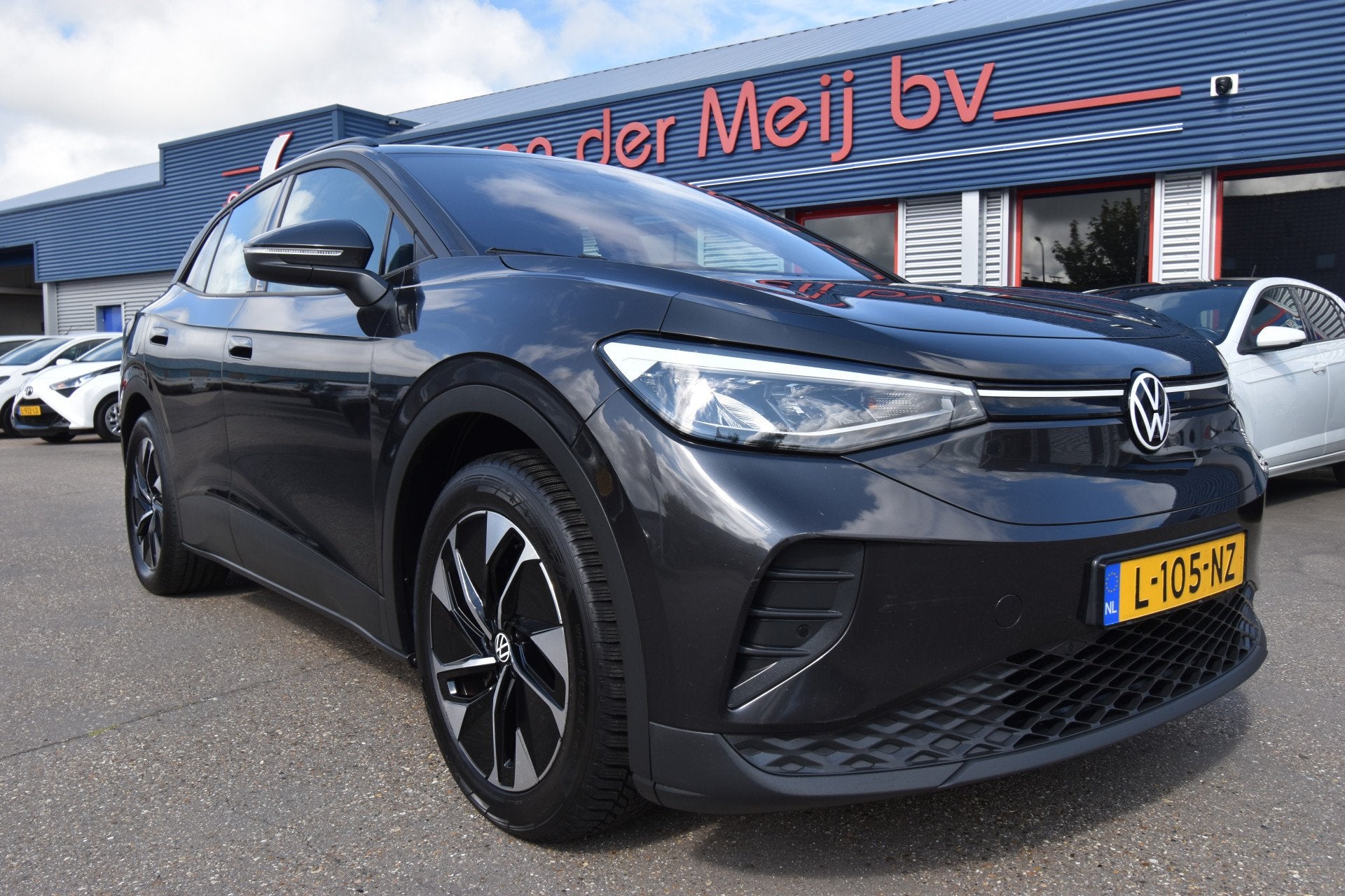 Volkswagen ID.4 Life 77 kWh , SOH 93.77 % , NAVI , V STOEL V, Automaat, Origineel Nederlands, Grijs, 204 pk