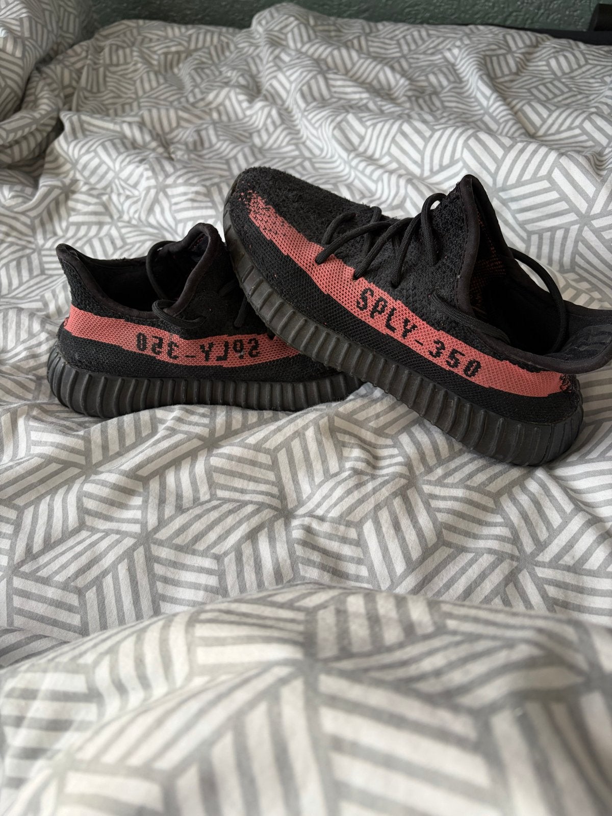 Yeezy 1 op 1 sneakers - Vaak gedragen, Ophalen of Verzenden, Gedragen, Zwart, Sneakers of Gympen