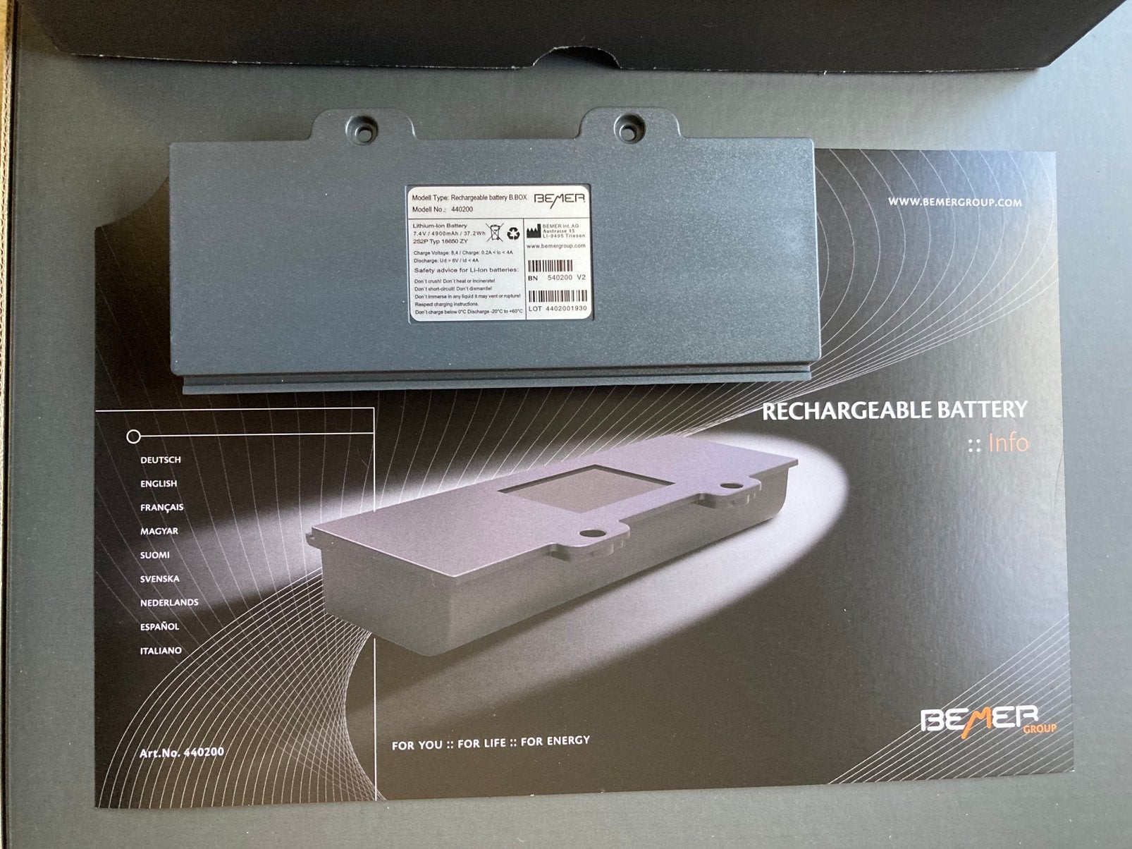 Nieuwe oplaadbare batterij / accu Bemer pro of classic, Ophalen of Verzenden, Nieuw