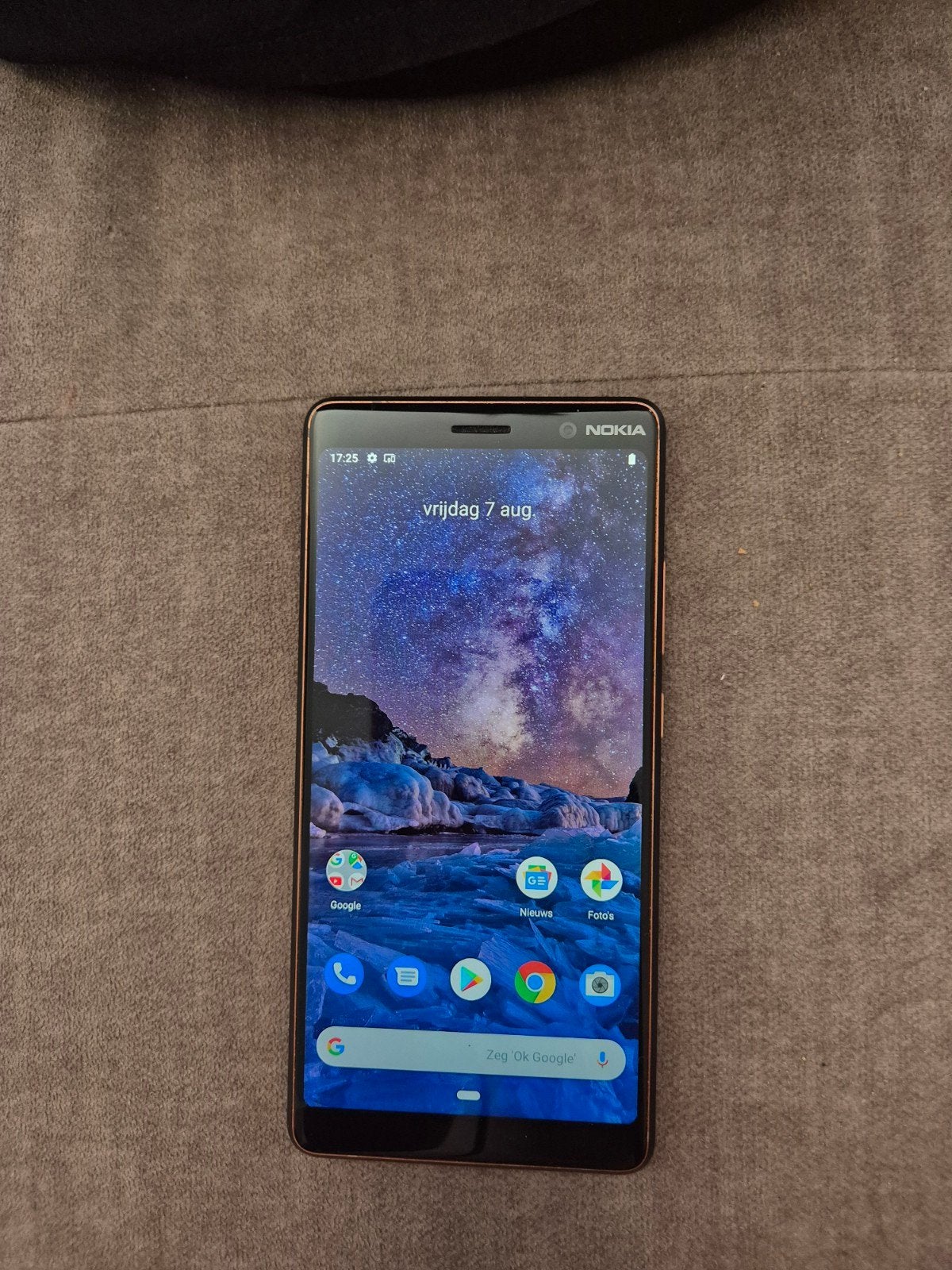 Nokia 7 plus in werkelijke nieuwstaat, Overige modellen, Zwart, Touchscreen, Ophalen of Verzenden