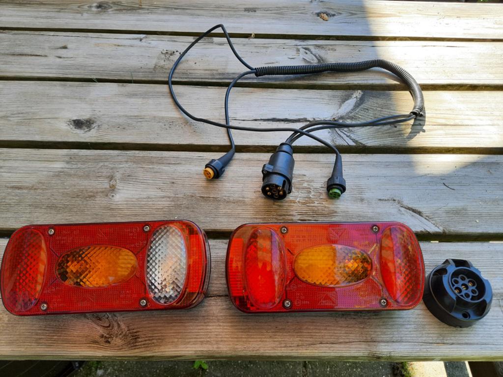 Achterlichten en kabelset voor aanhanger/trailer, Ophalen of Verzenden, Overige soorten, Overige typen