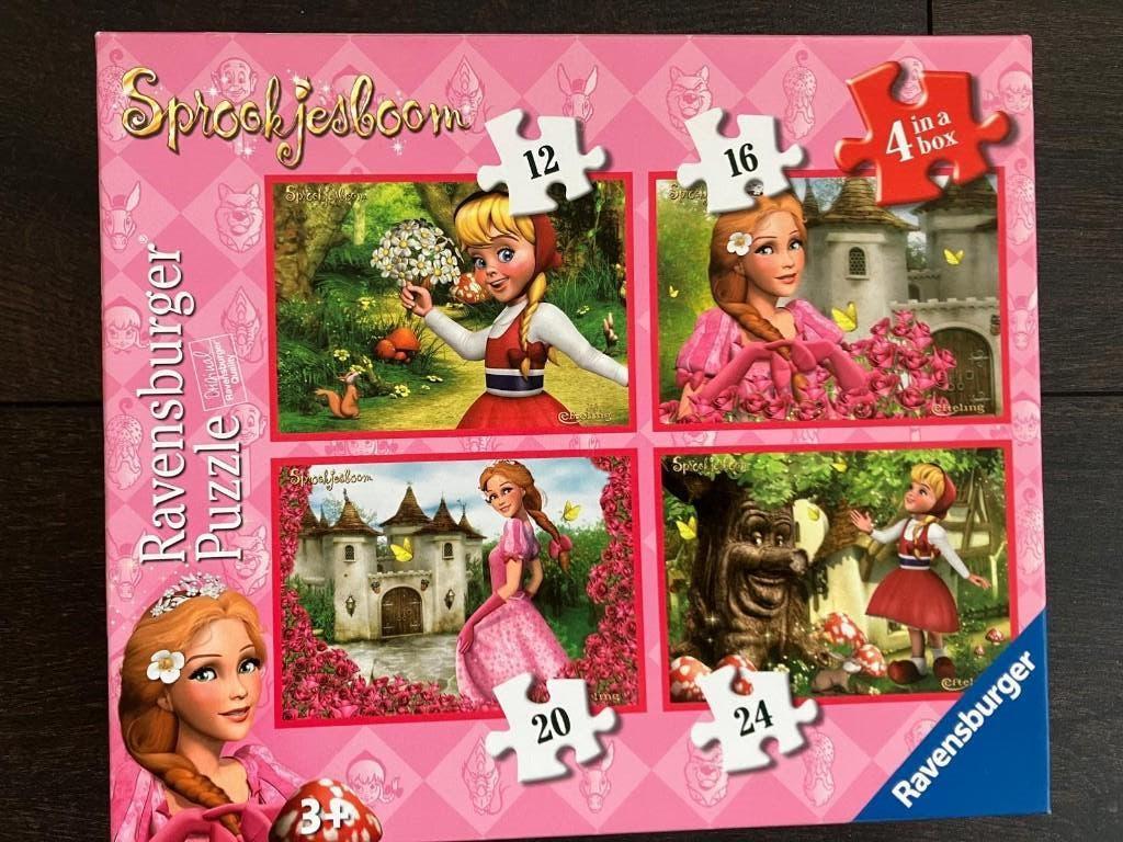 Ravensburger Efteling Sprookjesboom puzzel | 4‑in‑1 puzzle, Ophalen of Verzenden, Minder dan 500 stukjes, Gebruikt, Legpuzzel
