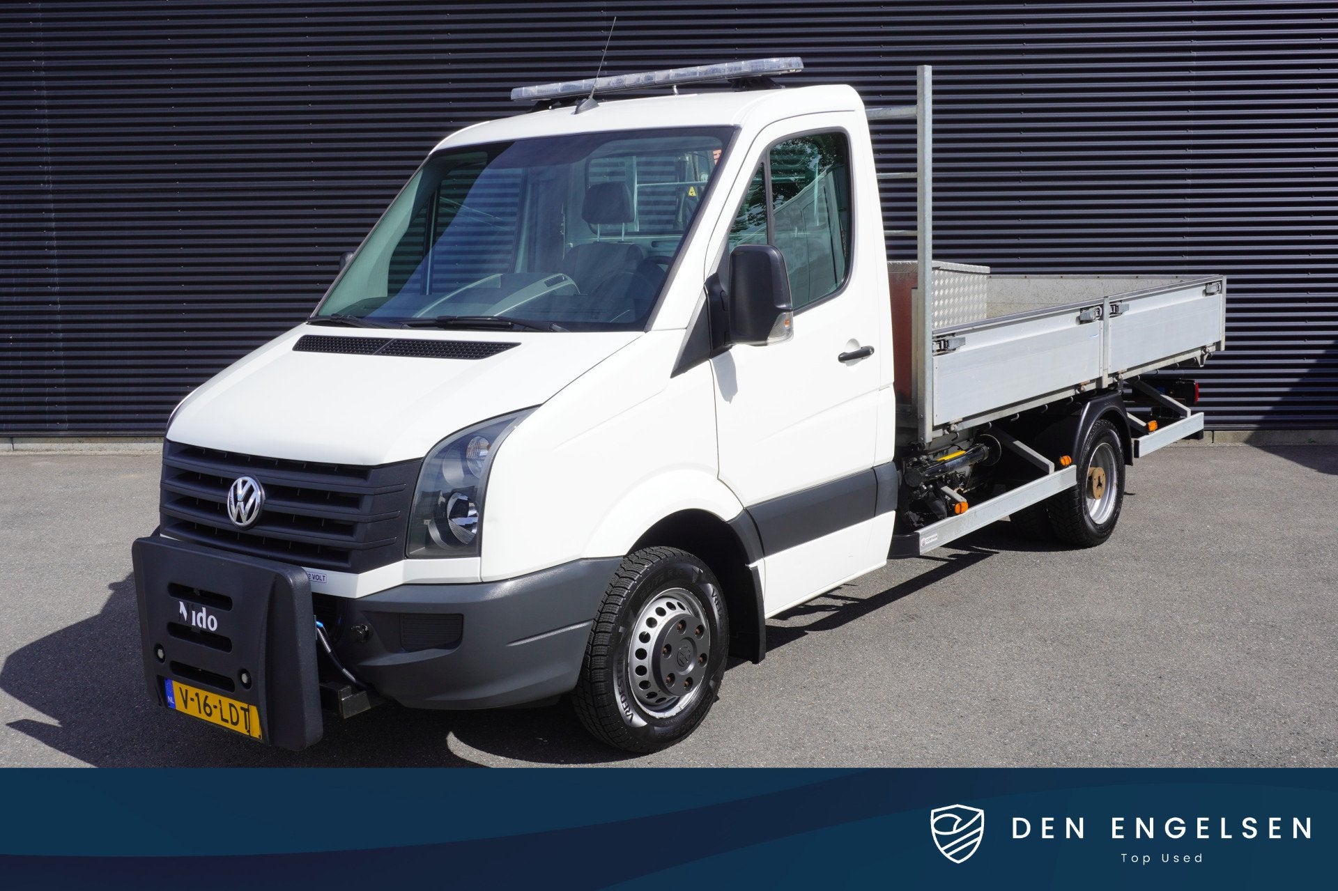 Volkswagen Crafter 50 Dubbellucht HIAB 013T Kraan Strooiwage, Euro 5, Achterwielaandrijving, Gebruikt, 4 cilinders