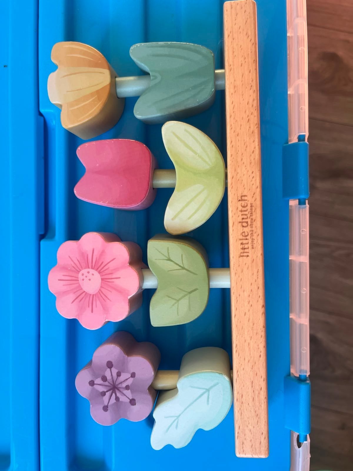Little Dutch houten kralenbaan bloemen zo goed als nieuw, Ophalen, Zo goed als nieuw, Overige typen