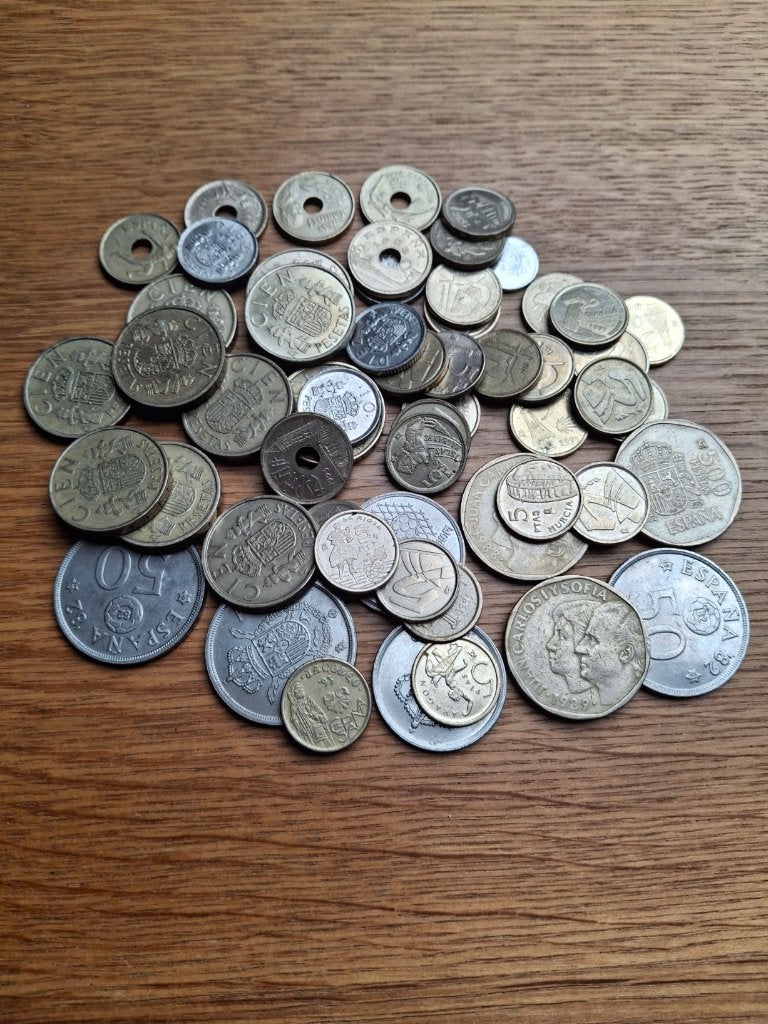 Spanje meer dan 50 munten, Ophalen of Verzenden, Buitenland, Munten