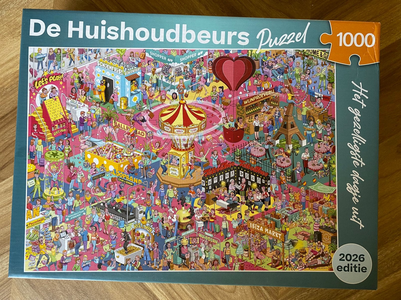 De huishoudbeurs puzzel 1000 stukjes editie 2026, Ophalen, 500 t/m 1500 stukjes, Zo goed als nieuw