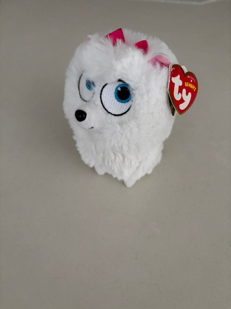 Ty original beanies gidget knuffel huisdiergeheimen nieuw!, Overige karakters, Nieuw, Middelgroot (20 tot 80 cm), Met label