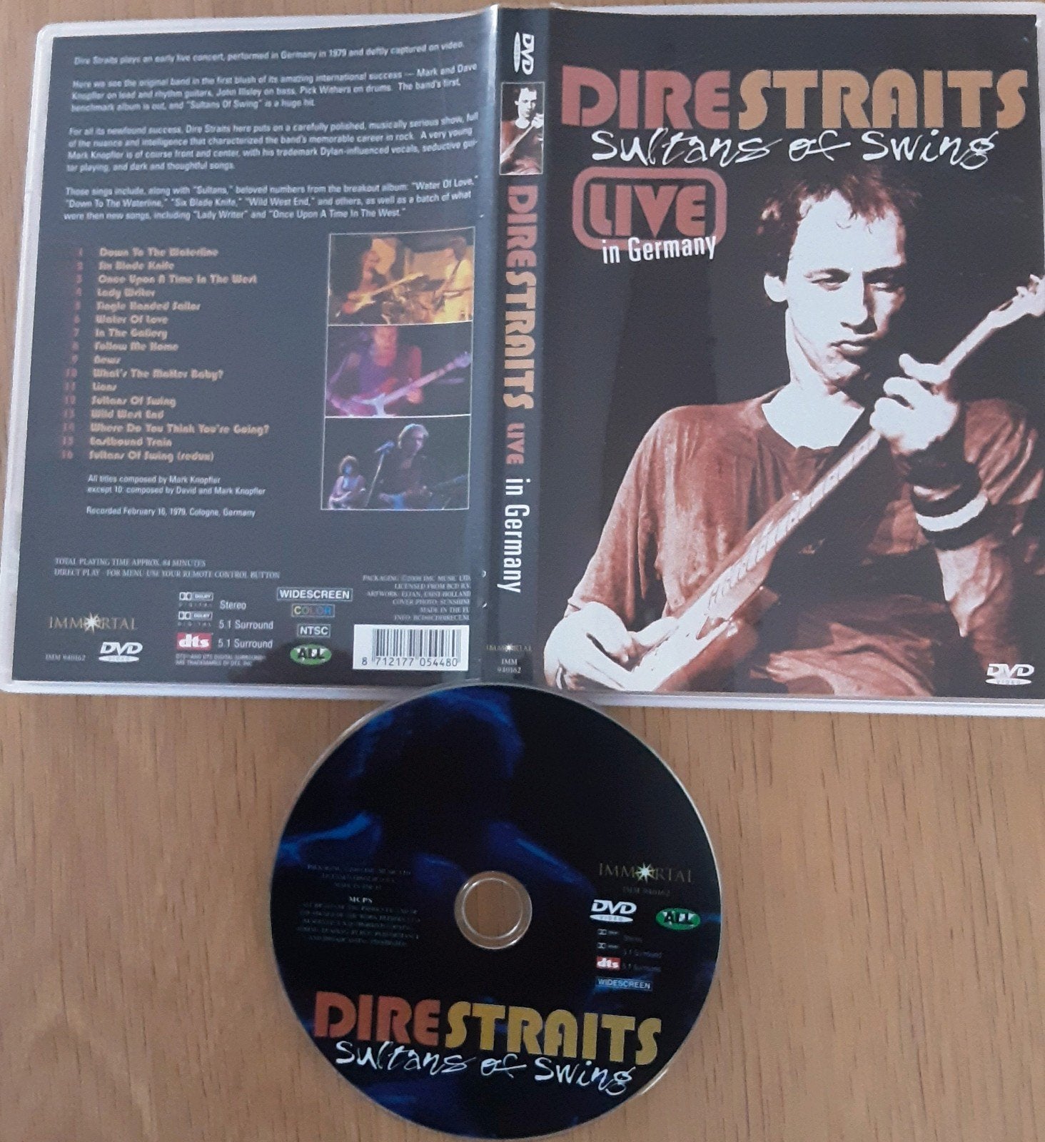 Dire Straits - Sultans of Swing Live in Germany DVD, Alle leeftijden, Concert, Gebruikt, Engels