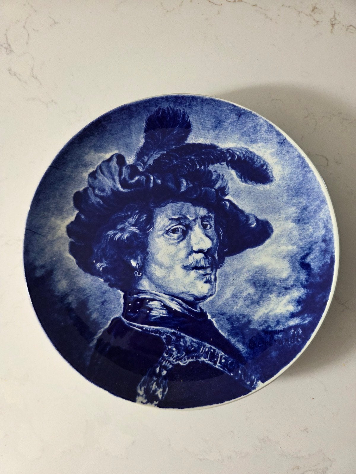 Boch La Louvière Delft Rembrandt Wandbord, Ophalen of Verzenden