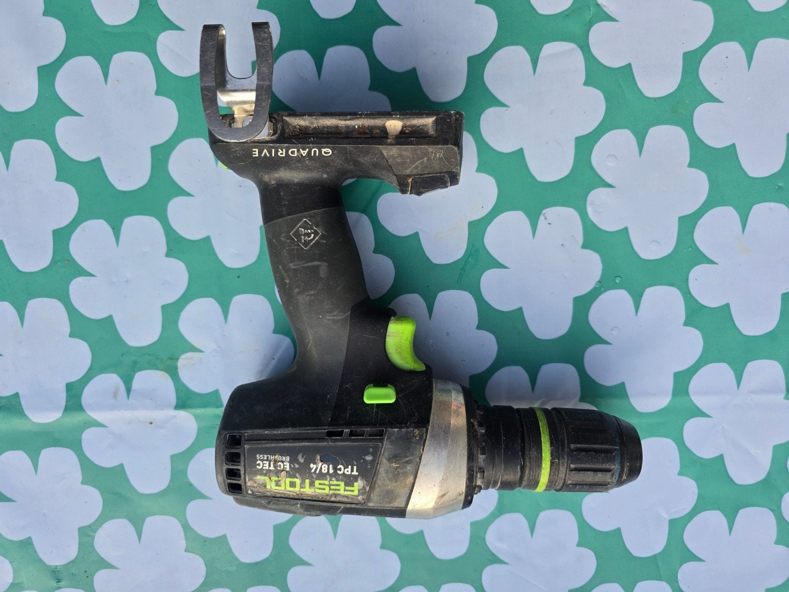 Festool TPC 18/4 Quadrive accu klopboormachine (body) 18V, Gebruikt, Ophalen of Verzenden, Boor- en Schroefmachine, Variabele snelheid