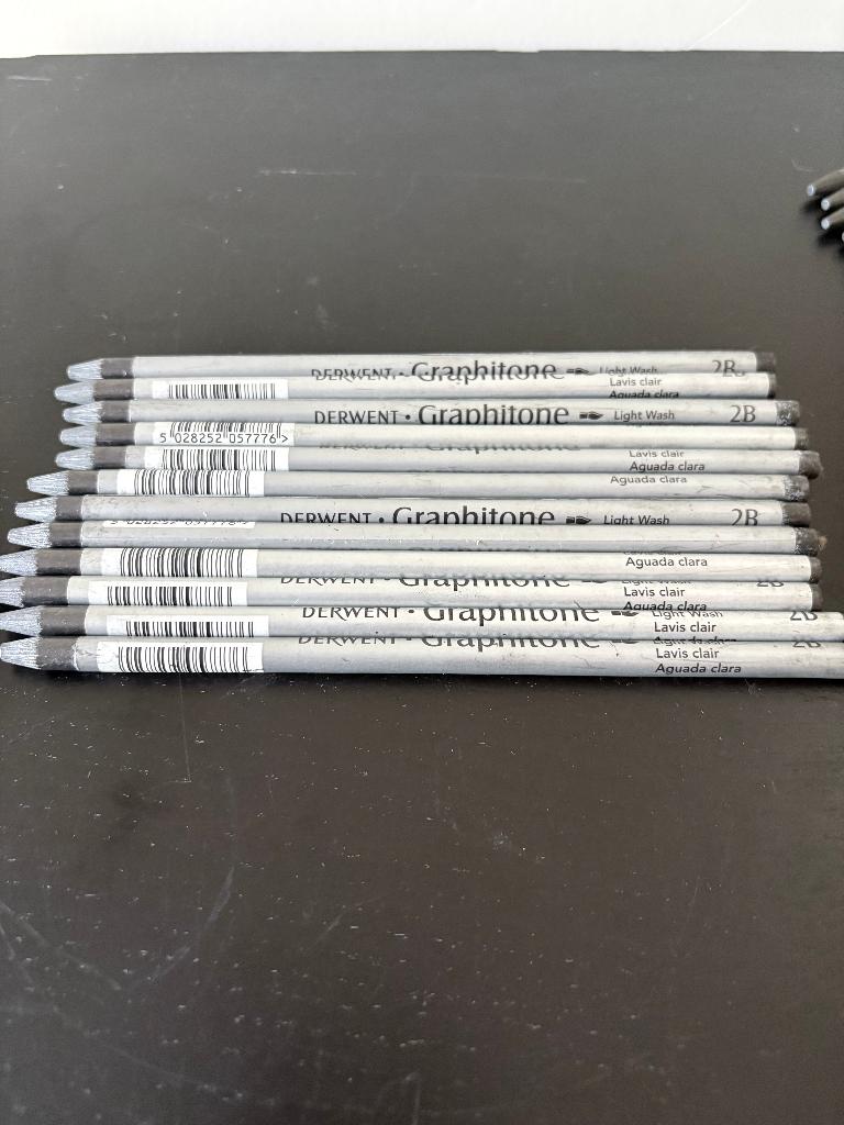 Derwent Graphitone 2B Light Wash 12x potloden, Ophalen of Verzenden, Nieuw, Potlood of Stift