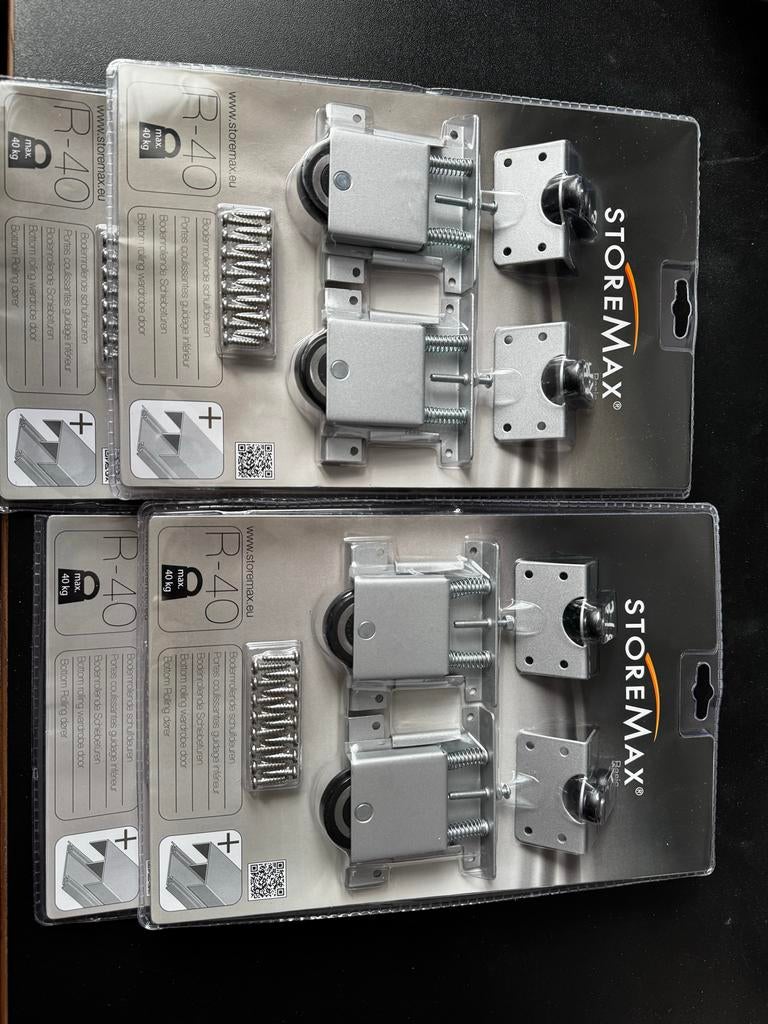 Storemax R-40 wielenset schuifdeur, Doe-het-zelf en Verbouw, Hang- en Sluitwerk, Ophalen of Verzenden, Nieuw, Overige materialen