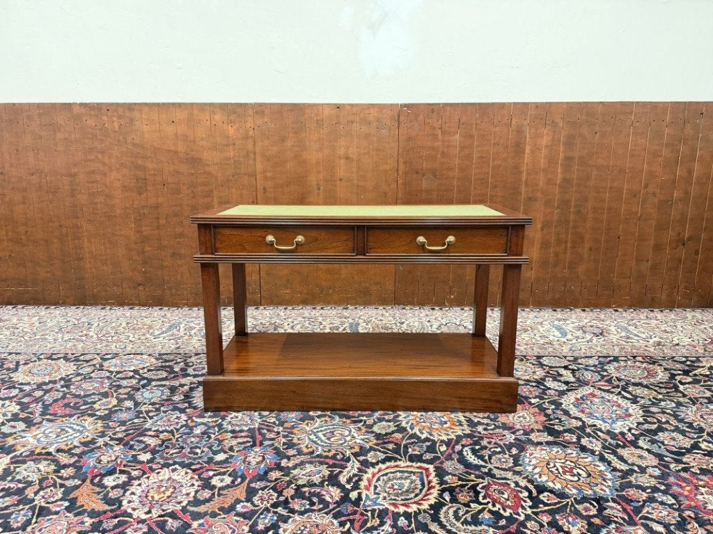 Klassiek Engelse Chesterfield Sidetable, Ophalen