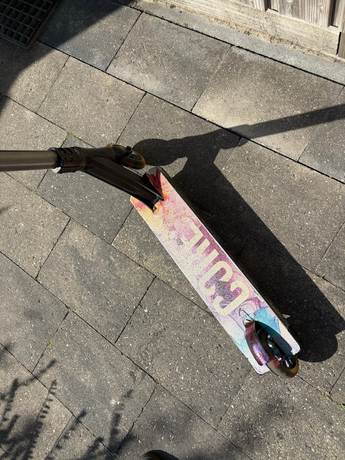 Custom Stuntstep met nieuwe onderdelen, Fietsen en Brommers, Steps, Ophalen, Gebruikt, Gewone step