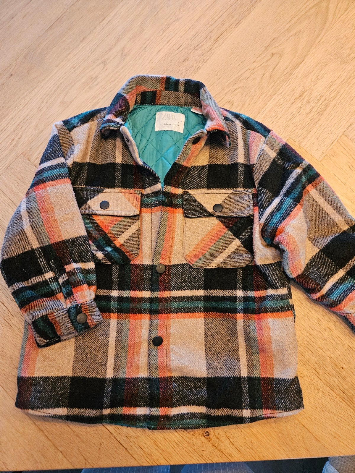 Zara geruite jas 4-5 jaar (maat 110), Gebruikt, Jongen of Meisje, Ophalen of Verzenden, Zara