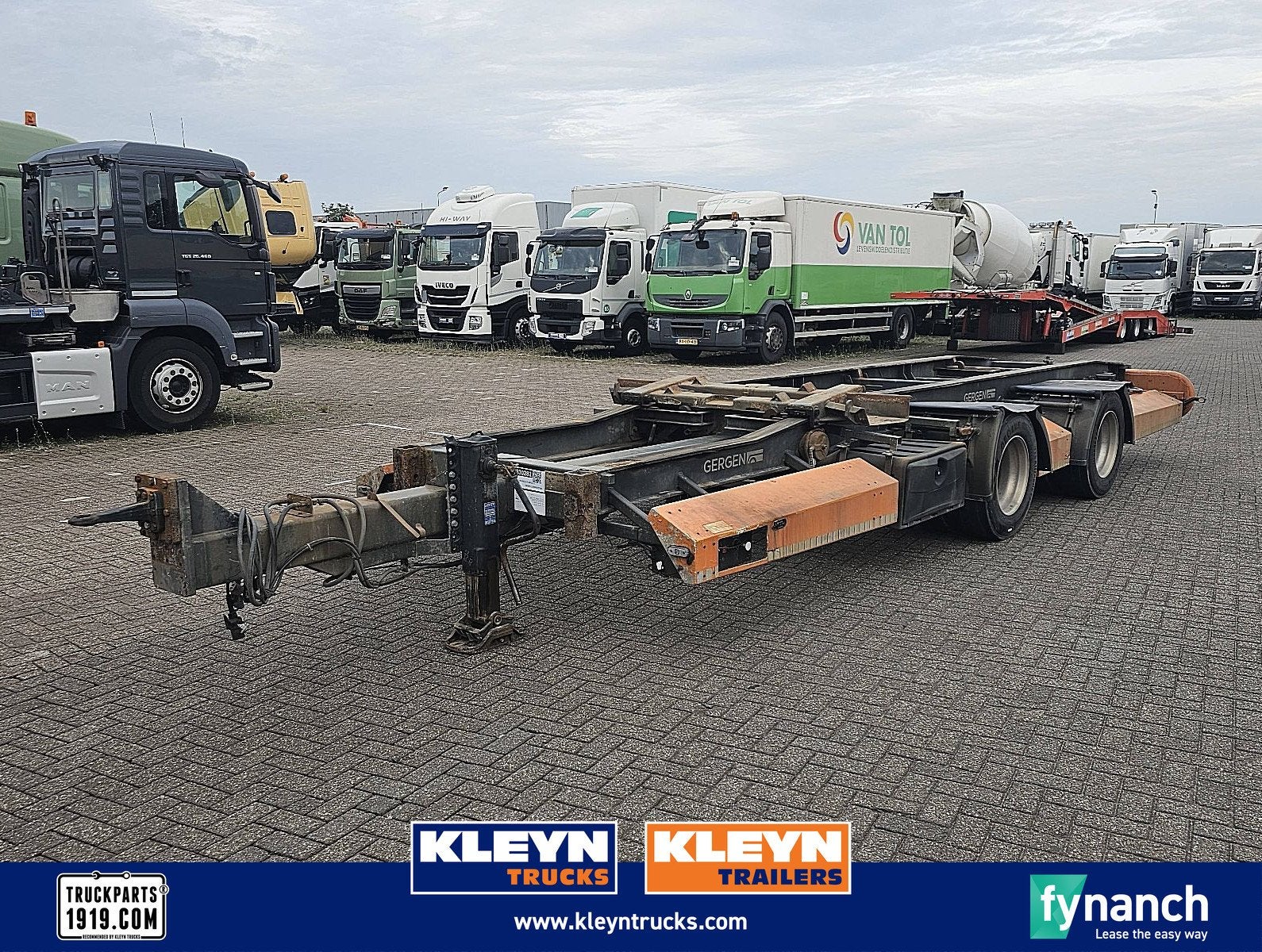 GERGEN ROLO-T-APOLLO tandem alcoa's, Auto's, Overige kleuren, Bedrijf, ABS, Aanhangers en Opleggers
