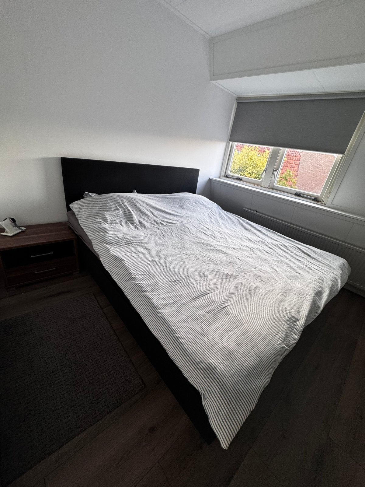 GRATIS Boxspring (180x200), Ophalen, Gebruikt, Zwart, Tweepersoons