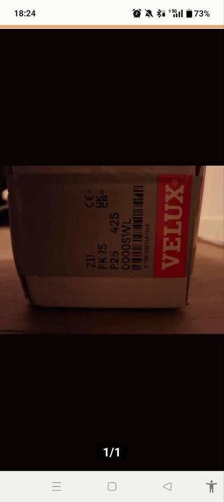 Nieuwe Velux dakraam hor PK25 425 0000SWL wit frame, Ophalen of Verzenden, Nieuw, Overige typen