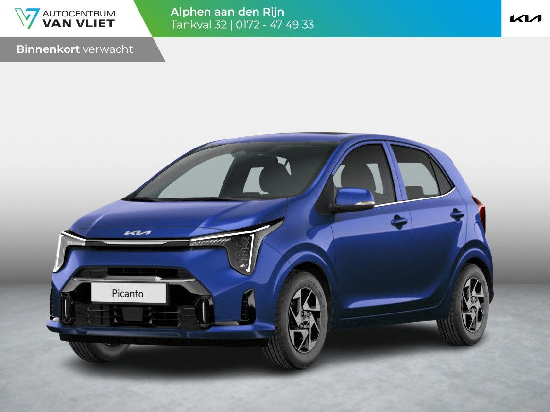 Kia Picanto 1.0 GDi DynamicPlusLine | Actieprijs* | Navi. |, Auto's, Stof, 68 pk, Parkeersensor, Bedrijf